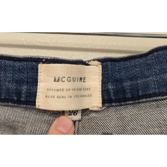 McGuire Mrs Robinson Vintage Wash Distressed Boyfriend Jeans Size 26 - Picture 6 of 6